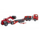 Camion MAN TGA porte-char et son MANITOU MLT 633 BRUDER 1/16