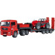 Camion MAN TGA porte-char et son MANITOU MLT 633 BRUDER 1/16