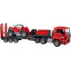 Camion MAN TGA porte-char et son MANITOU MLT 633 BRUDER 1/16