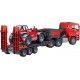 Camion MAN TGA porte-char et son MANITOU MLT 633 BRUDER 1/16