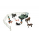 Set LAND ROVER avec veterinaire et animaux 43385 britains