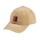 CASQUETTE JOHN DEERE beige écusson cuir MC13080619CB